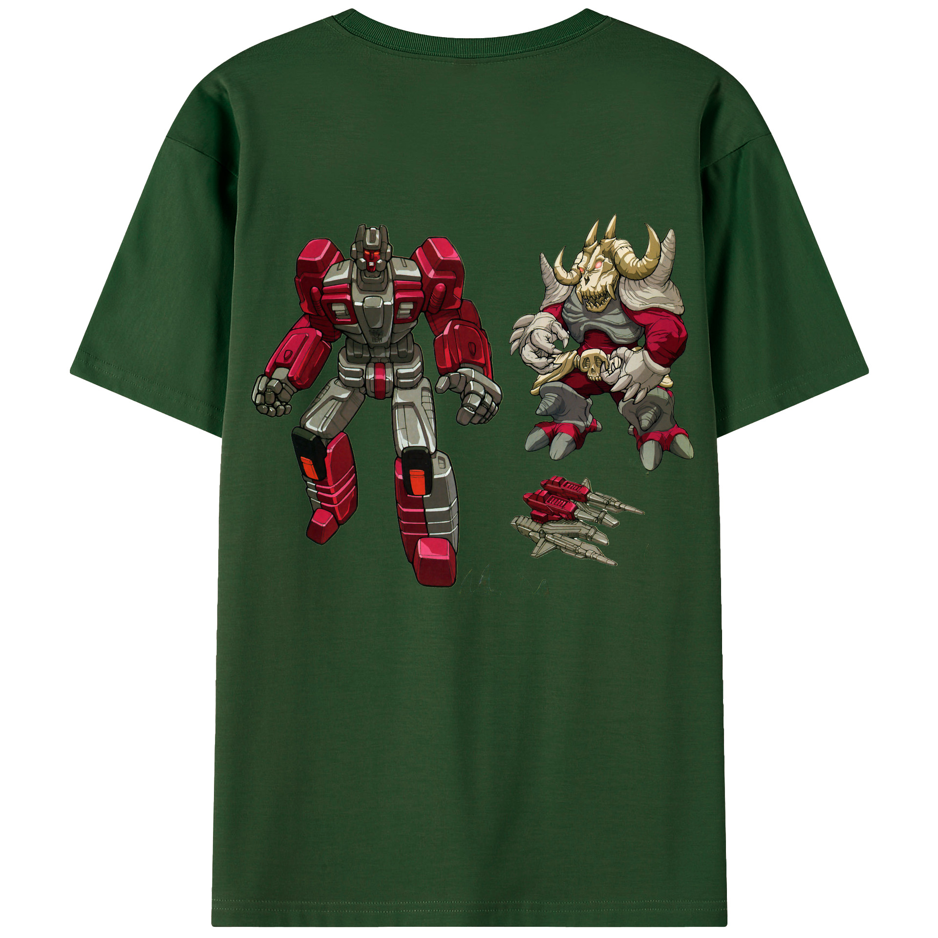（画像用）  綿100％半袖Tシャツ（背面プリント）
